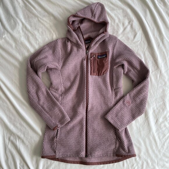 Patagonia R1 Air Full-Zip Hoodie - S - Foxglove Purple - Like New! - Picture 2 of 12